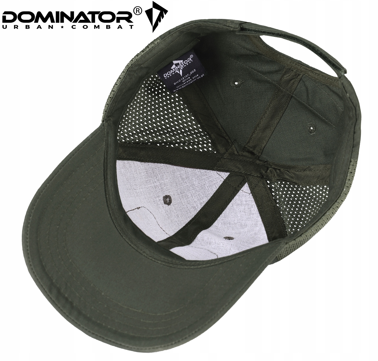 CZAPKA Z DASZKIEM VENT BEJSBOLÓWKA TAKTYCZNA DOMINATOR BASEBALL OLIVE EAN (GTIN) 5905101201460