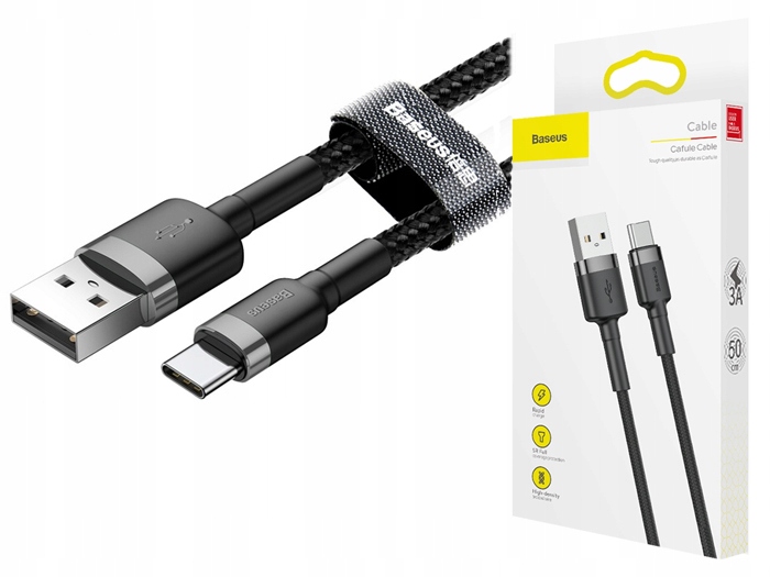 

Baseus Kabel Usb-c Typ C Quick Charge 3.0 50cm 3A
