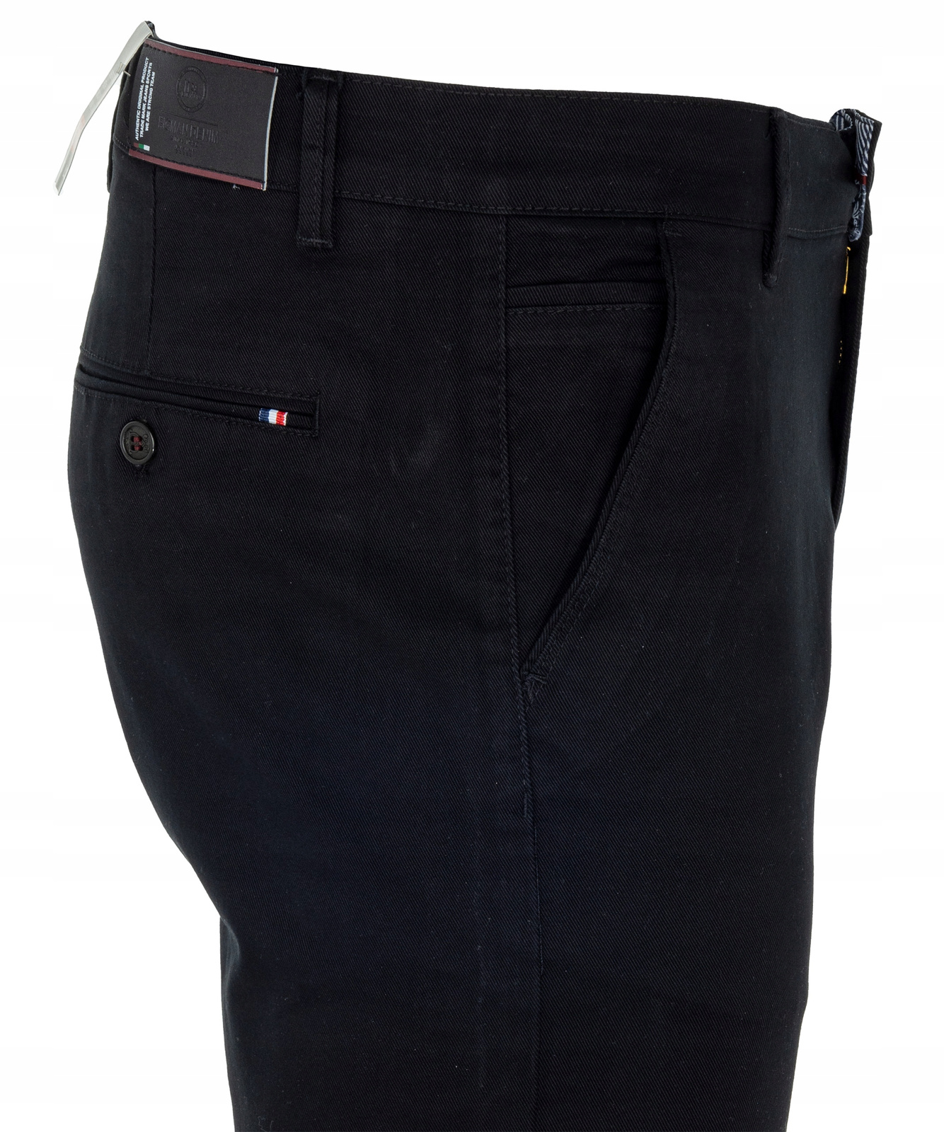 SPODNIE MĘSKIE PROSTE CZARNE Z LEKKO ELASTYCZNĄ BAWEŁNĄ 33 Rozmiar 33