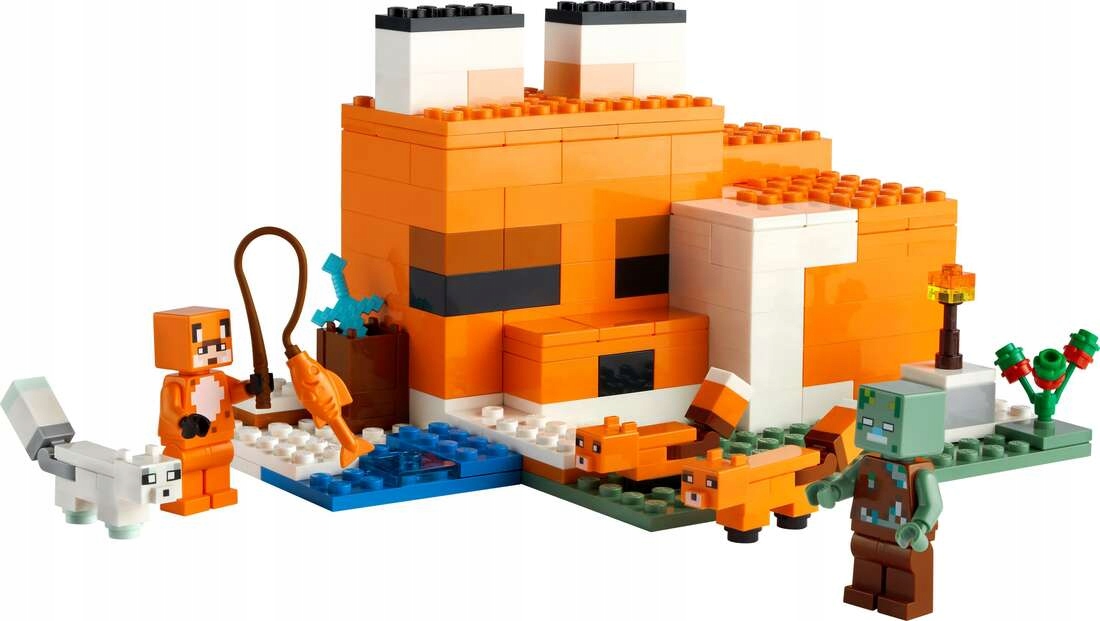 LEGO MINECRAFT SIEDLISKO LISÓW 21178 Wiek dziecka 8 lat +
