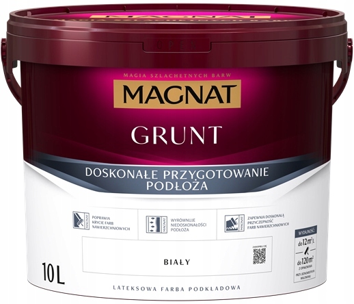 MAGNAT GRUNT POD FARBY CERAMICZNE I LATEKSOWE PRIMER 10L