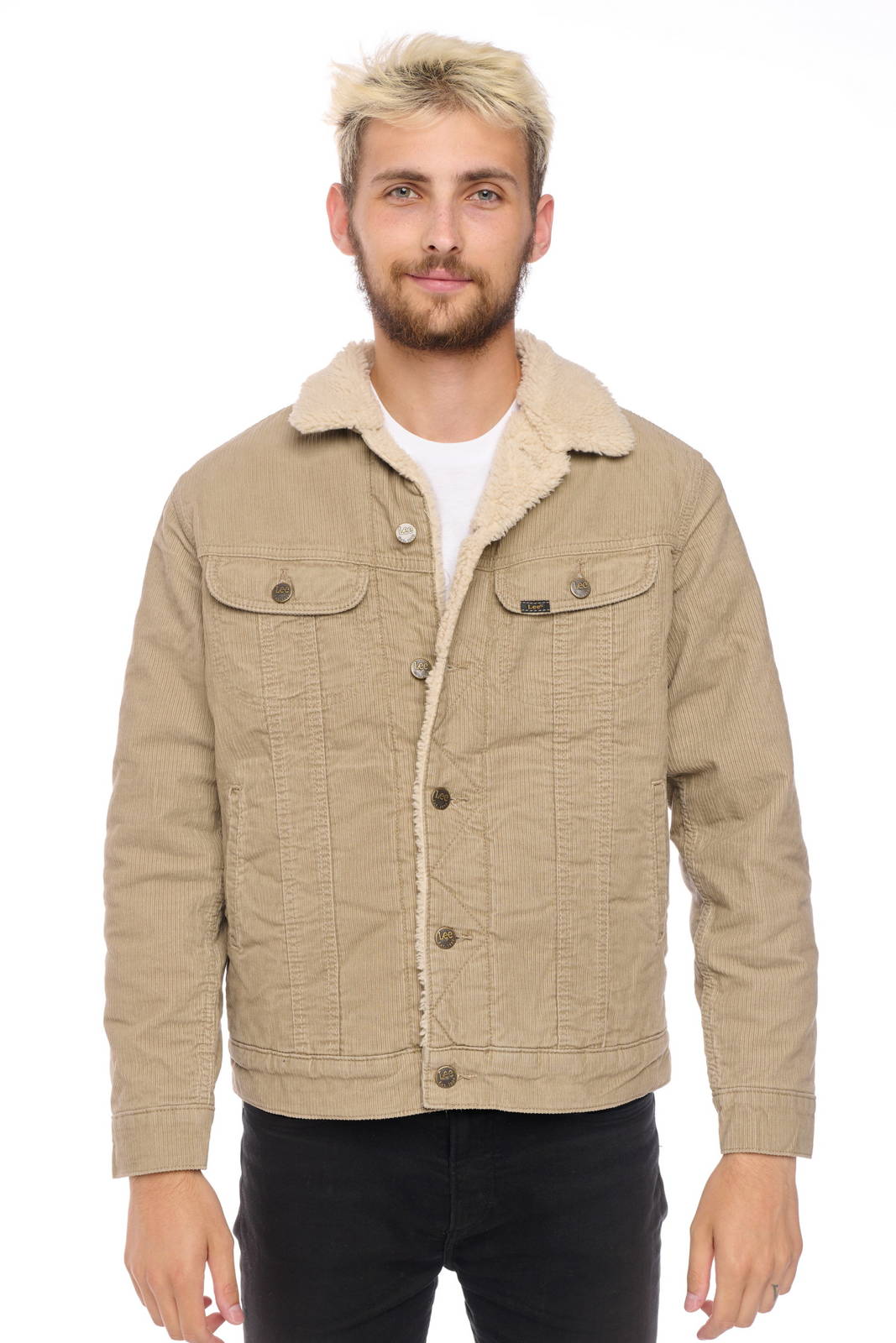 

Lee Sherpa Jacket Beige L87AQM97 XL