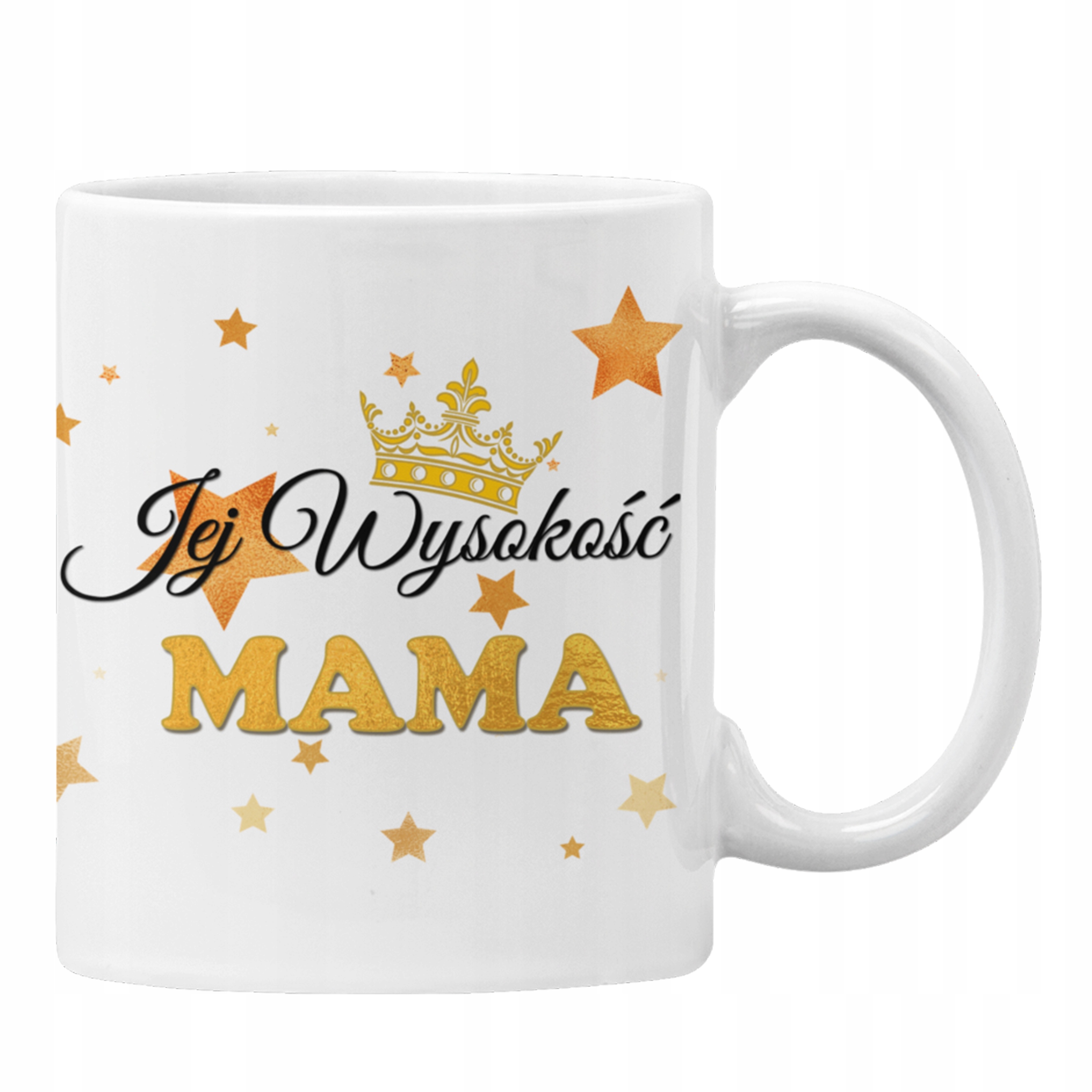 

Śmieszny kubek dzień Mamy mama korona