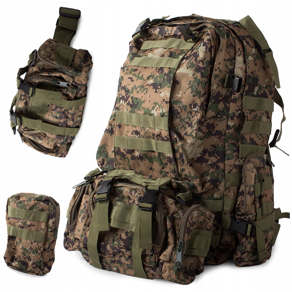 

Plecak Wojskowy Taktyczny Survival Militarny 48.5L