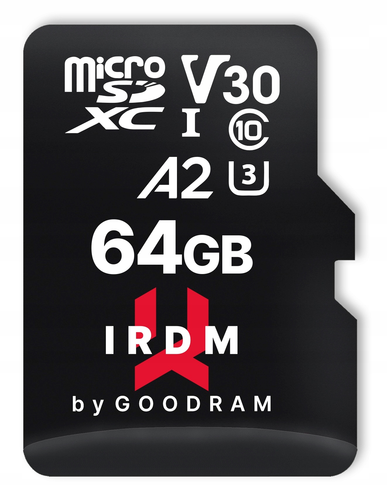 Karta pamięci Goodram Irdm 64GB U3 A2 adapter