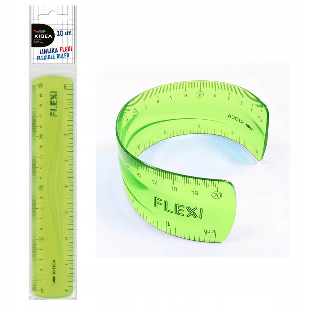 

Linijka elastyczna Flexi zielona 20cm Kidea