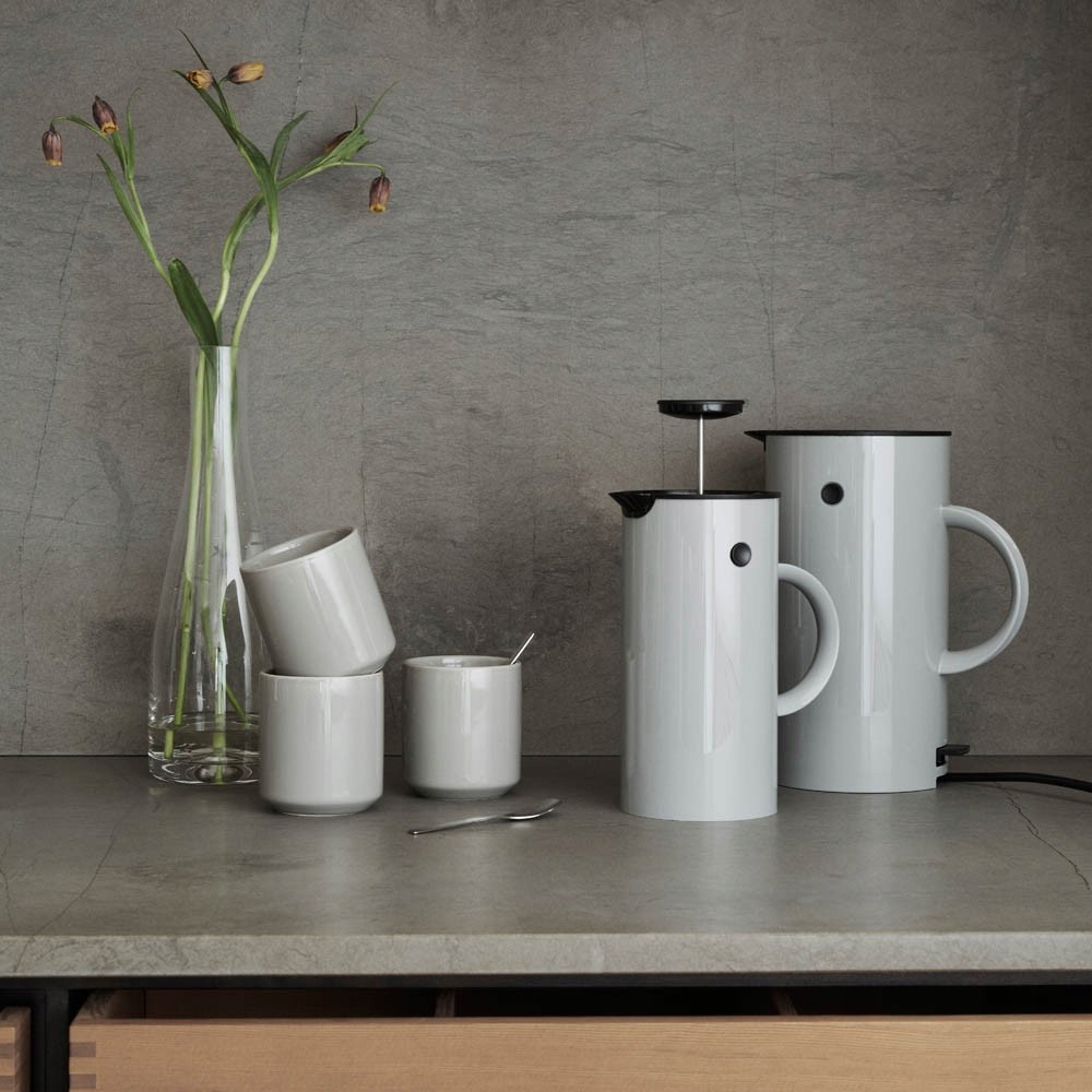 Stelton Elektrická konvice EM77 (1.5 l), světle šedá