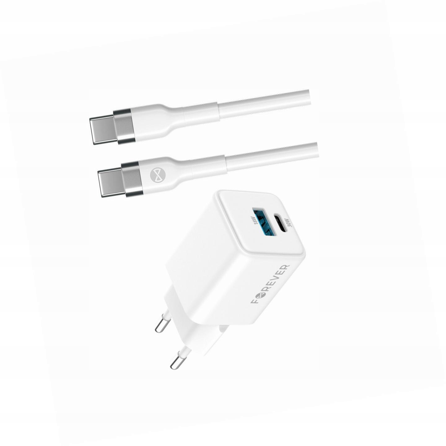 Szybka ładowarka GaN 30W Usb i Usb-c z kablem do Xiaomi Redmi 12 4G