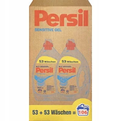 Levně Persil Sensitive Gel 106p (2x53p) 5,3L