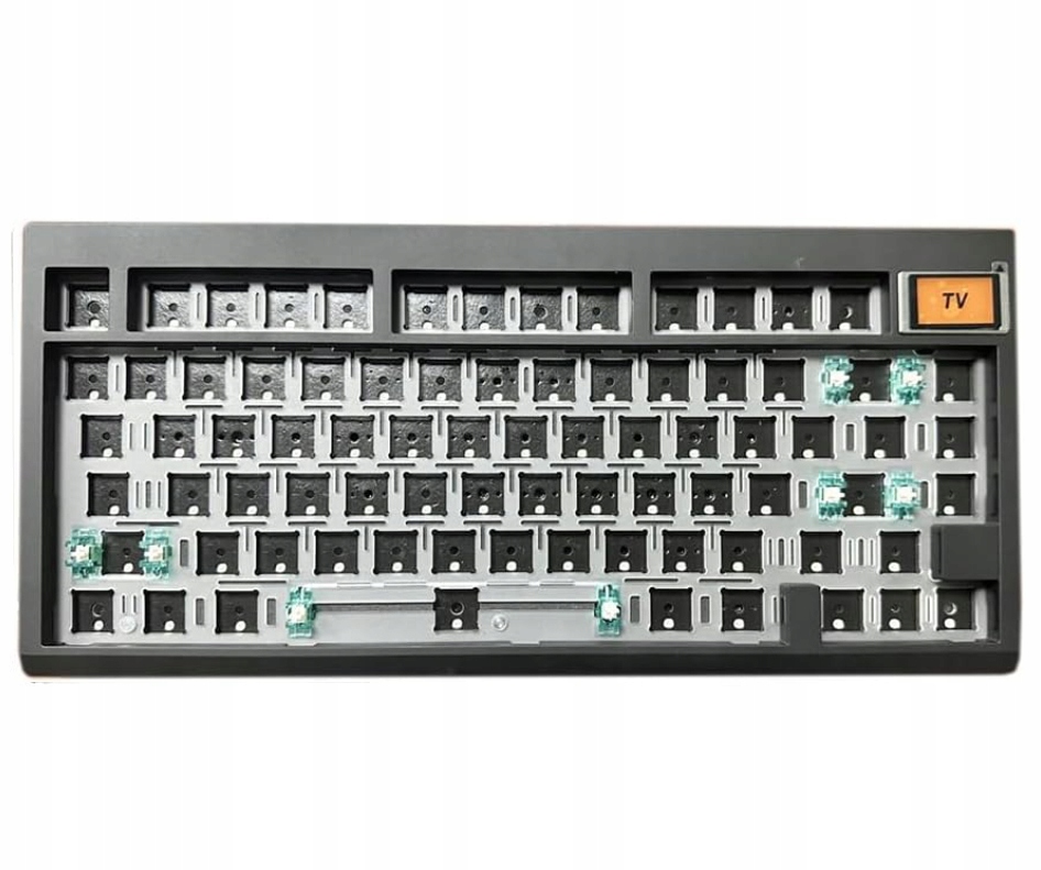 Klawiatura Mechaniczna Black GMK81 80% Diy Kit Hotswap Rgb Wireless 2.4 Ghz