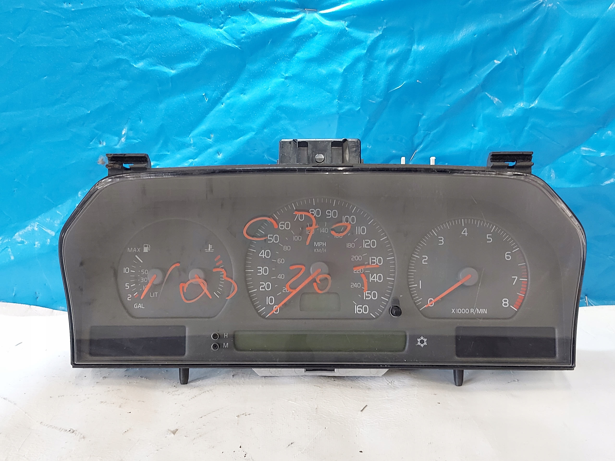 dials clock VOVLVO C70 2.0 T 9472528