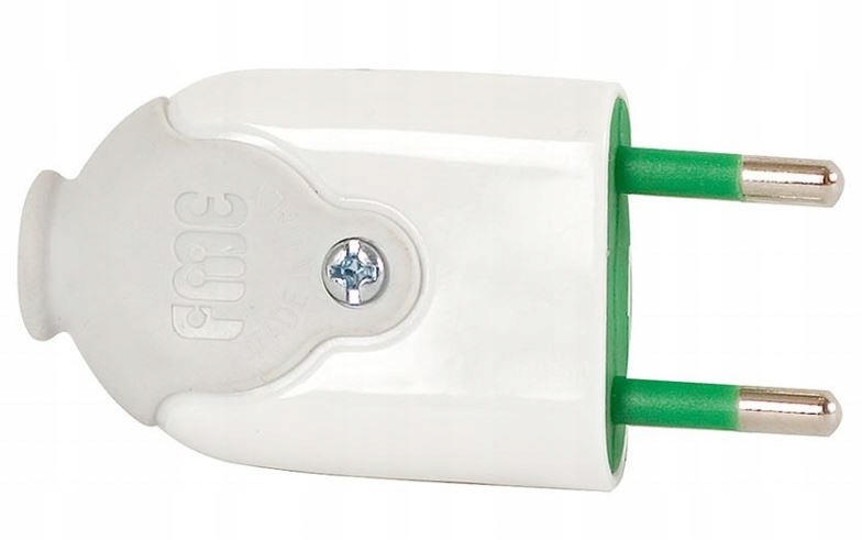 

Wtyczka płaska 10A 250V biała Fwb 51.220