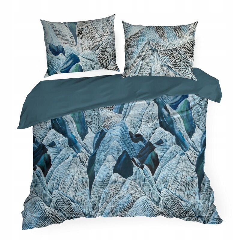 Pościel Z Makosatyny Bawełnianej PREMIUM29 160X200 Turkusowa
