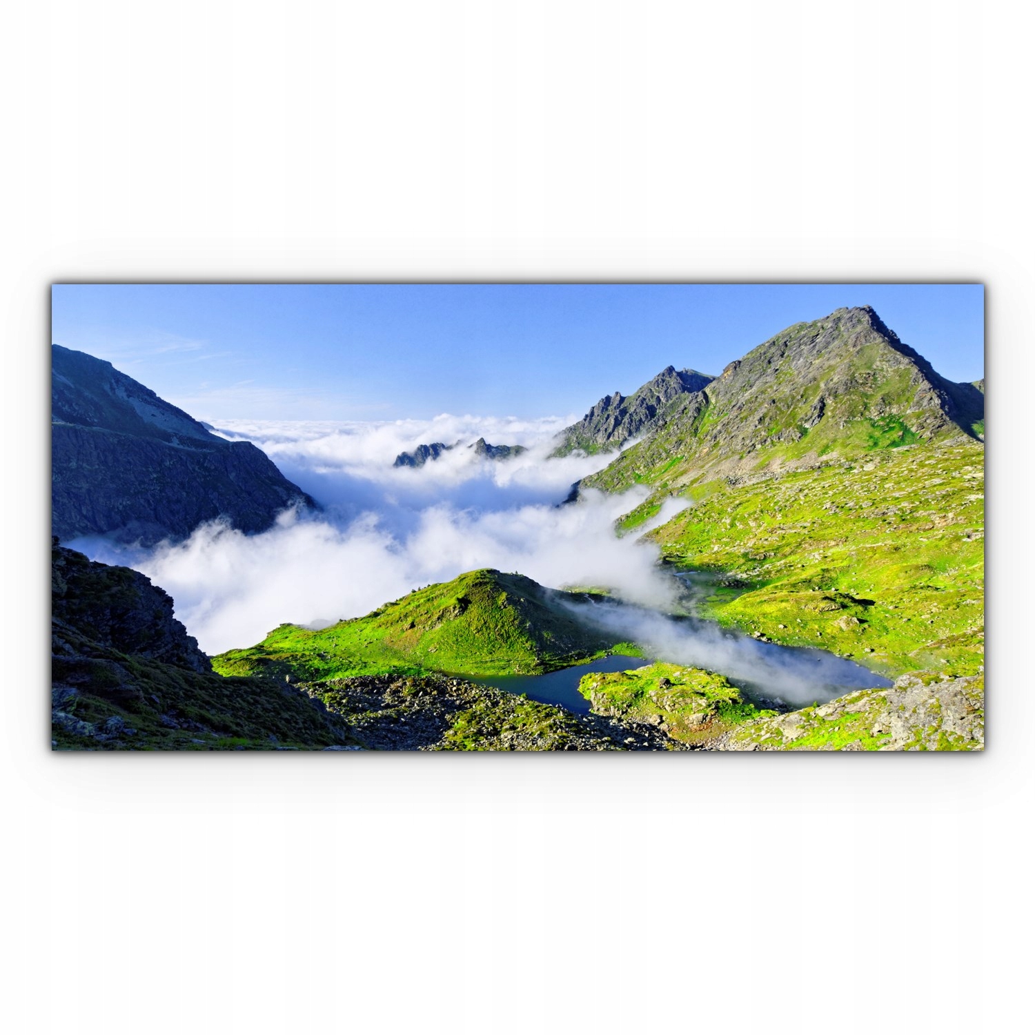

Canvas na ramie na ścianę 120x60 Rzeka Góry Natura