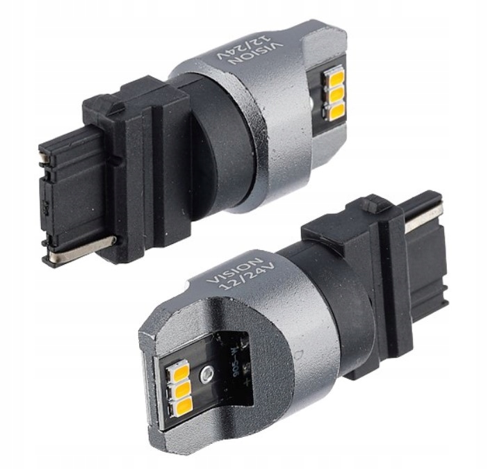 

Żarówka Vision PY27W T25 6xLED Canbus Pomarańcz x2