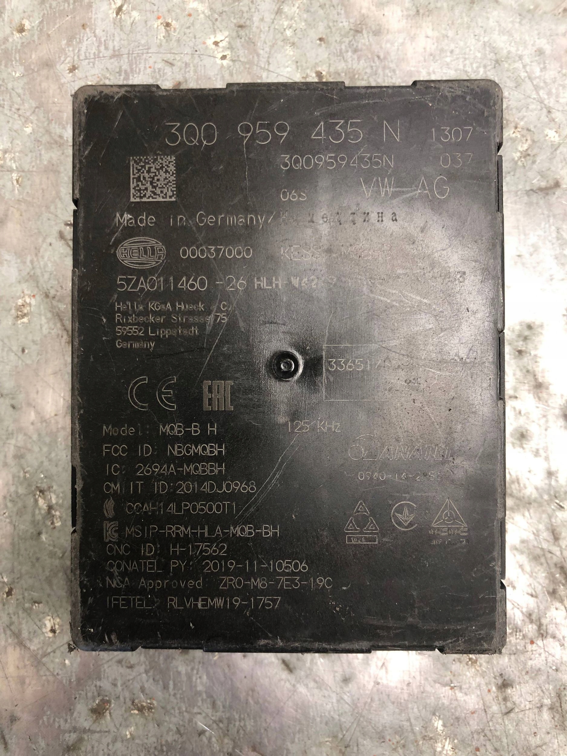 module control unit KESSY KEYLESS VW SKODA AUDI 3Q0959435N