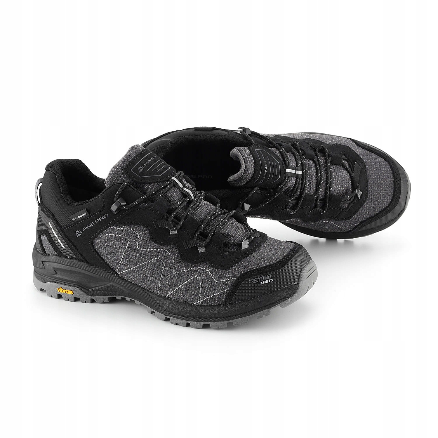 Buty niskie trekkingowe Alpine Pro Ibane 2 Vibram k.czarny r.42