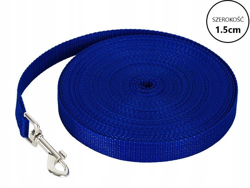 

Smycz Treningowa 1,5cm szkoleniowa Chabrowa |15m