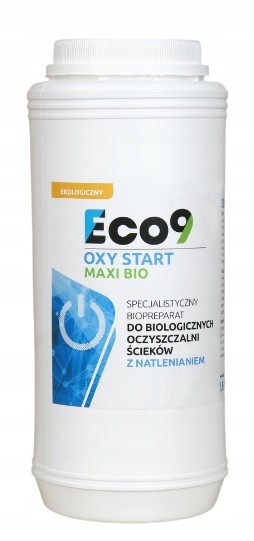 

Eco9 Oxy Start Maxi Bio starter do oczyszczalni