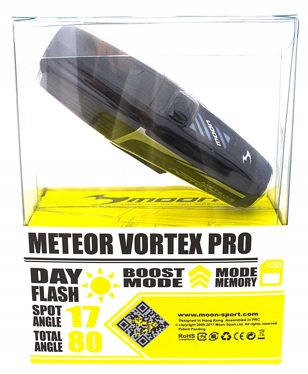 Moon Vortex Pro Přední světlo na kolo 1300 lm