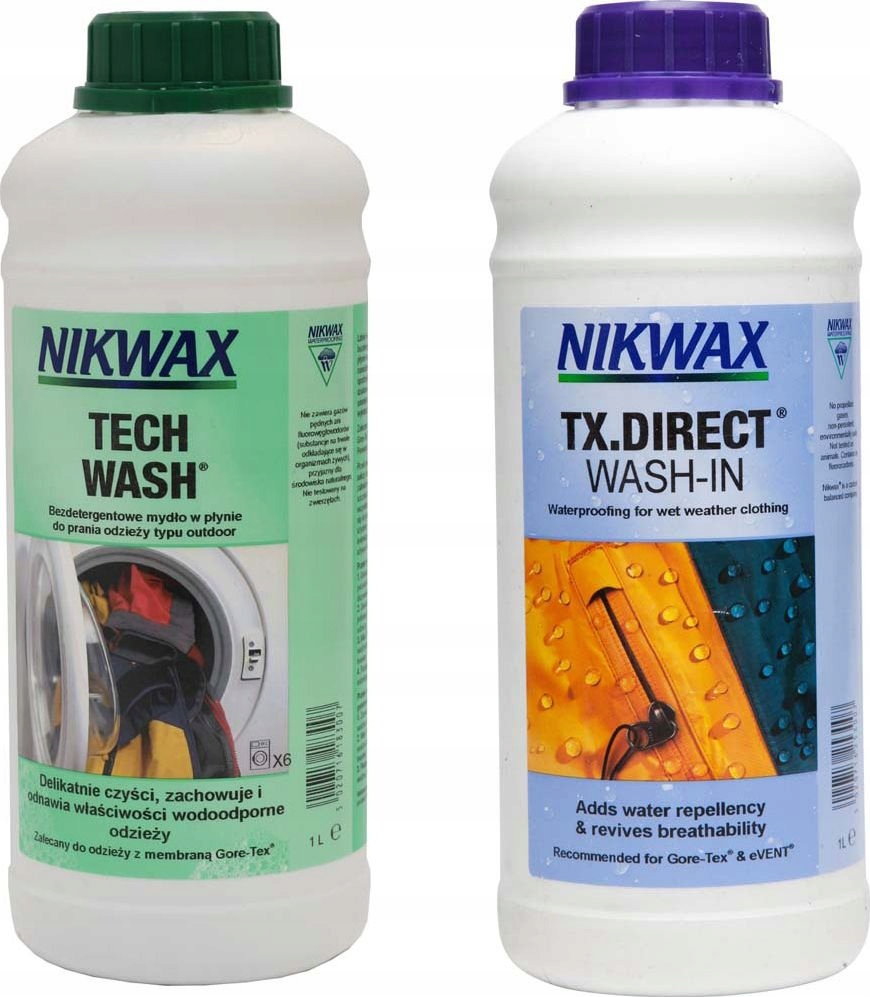 Zestaw do prania i impregnacji Nikwax Tech Wash TX.Direct 2 x 1 L