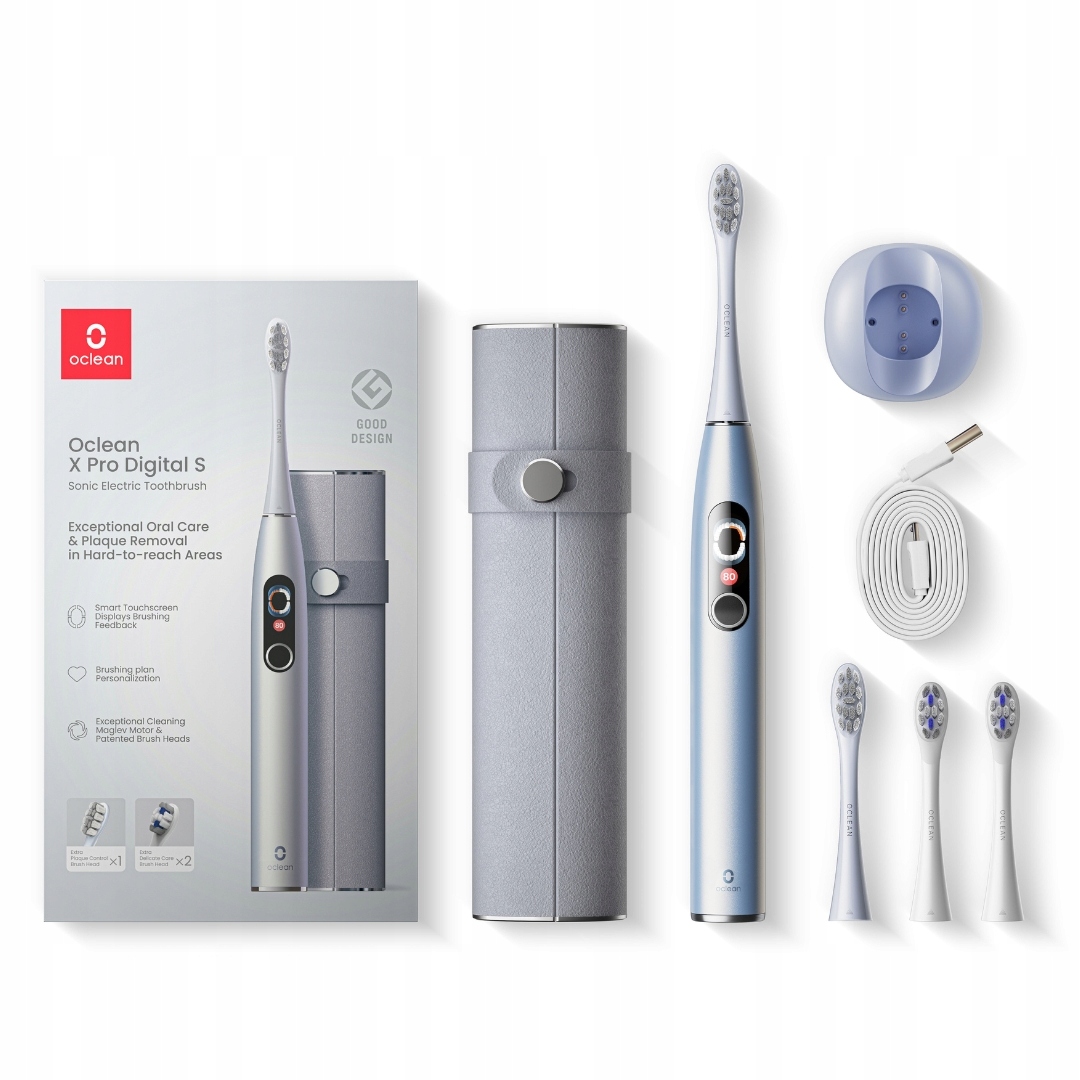 

Oclean X Pro Digital Set szczoteczka etui 4 główki
