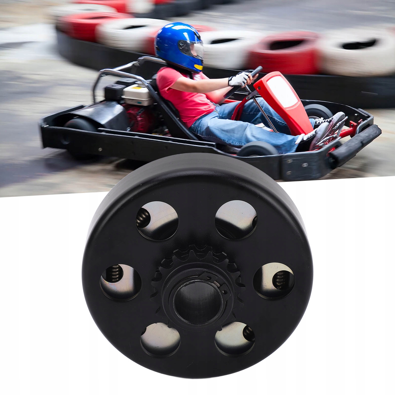 SPRZĘGŁO ODŚRODKOWE DO GOKARTÓW 20 MM 16 ZĘBÓW 16T WYTRZYMAŁE Producent bez marki