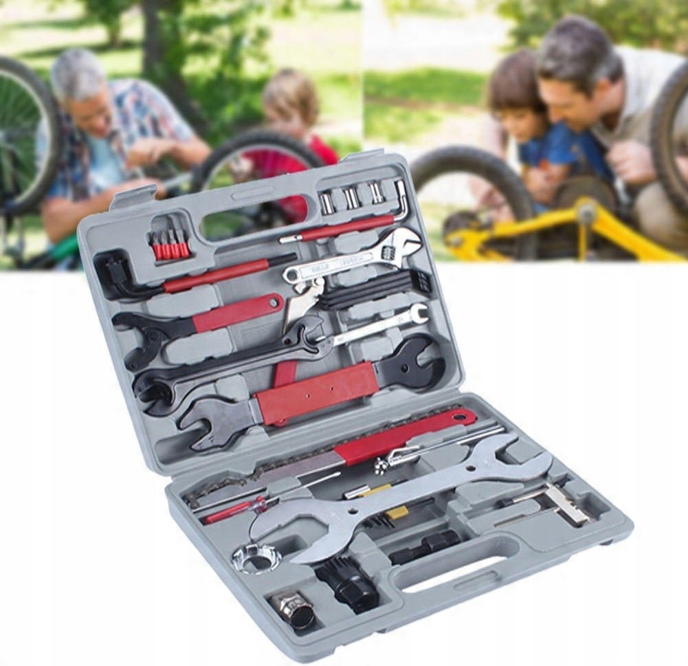 Набор инструментов для велосипеда ключи для велосипеда ключи чемодан велосипед 44 шт