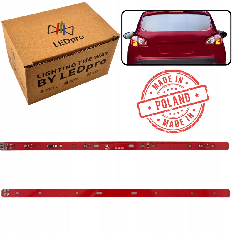 Moduł LED WKŁAD LED do lampy TRZECIE ŚWIATŁO STOP MEGANE 2 SCENIC 2 QASHQAI