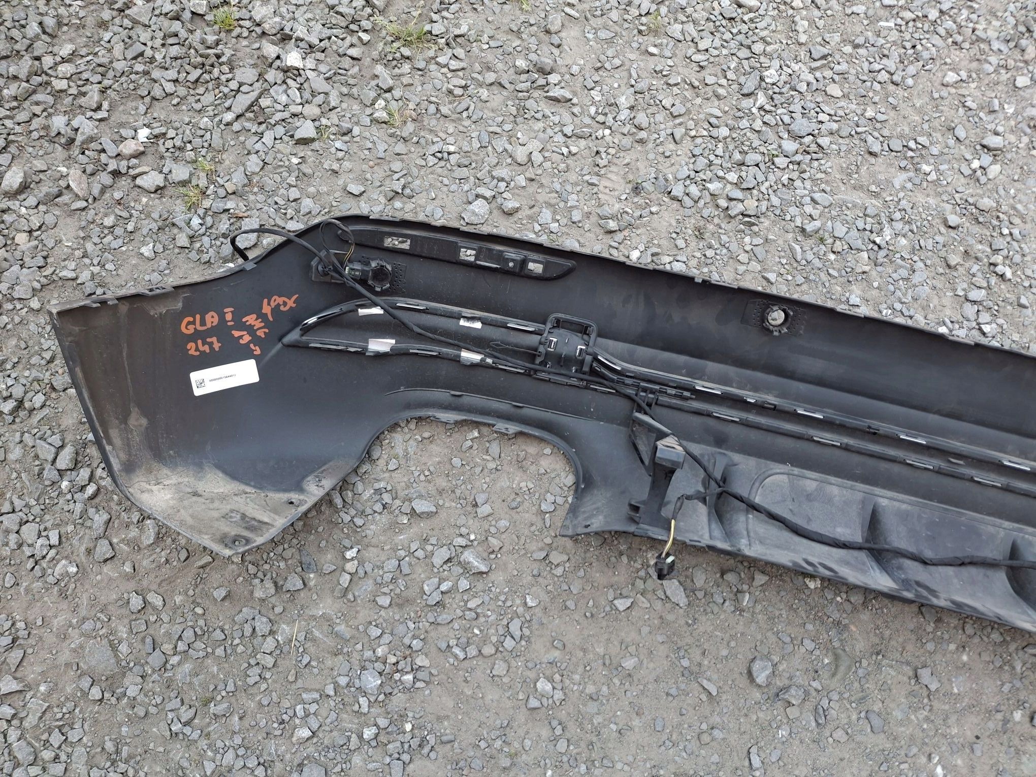 bumper rear SPOILER accessories MERCEDES GLA H247 II 2019R->
