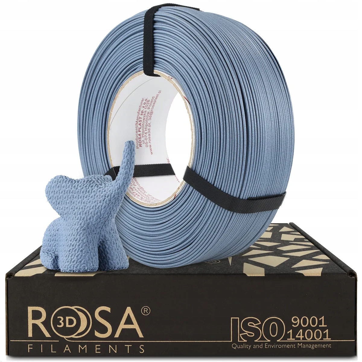 Rosa3D Pla-cf Matt Blue Jeans 1.75mm 1kg Refill