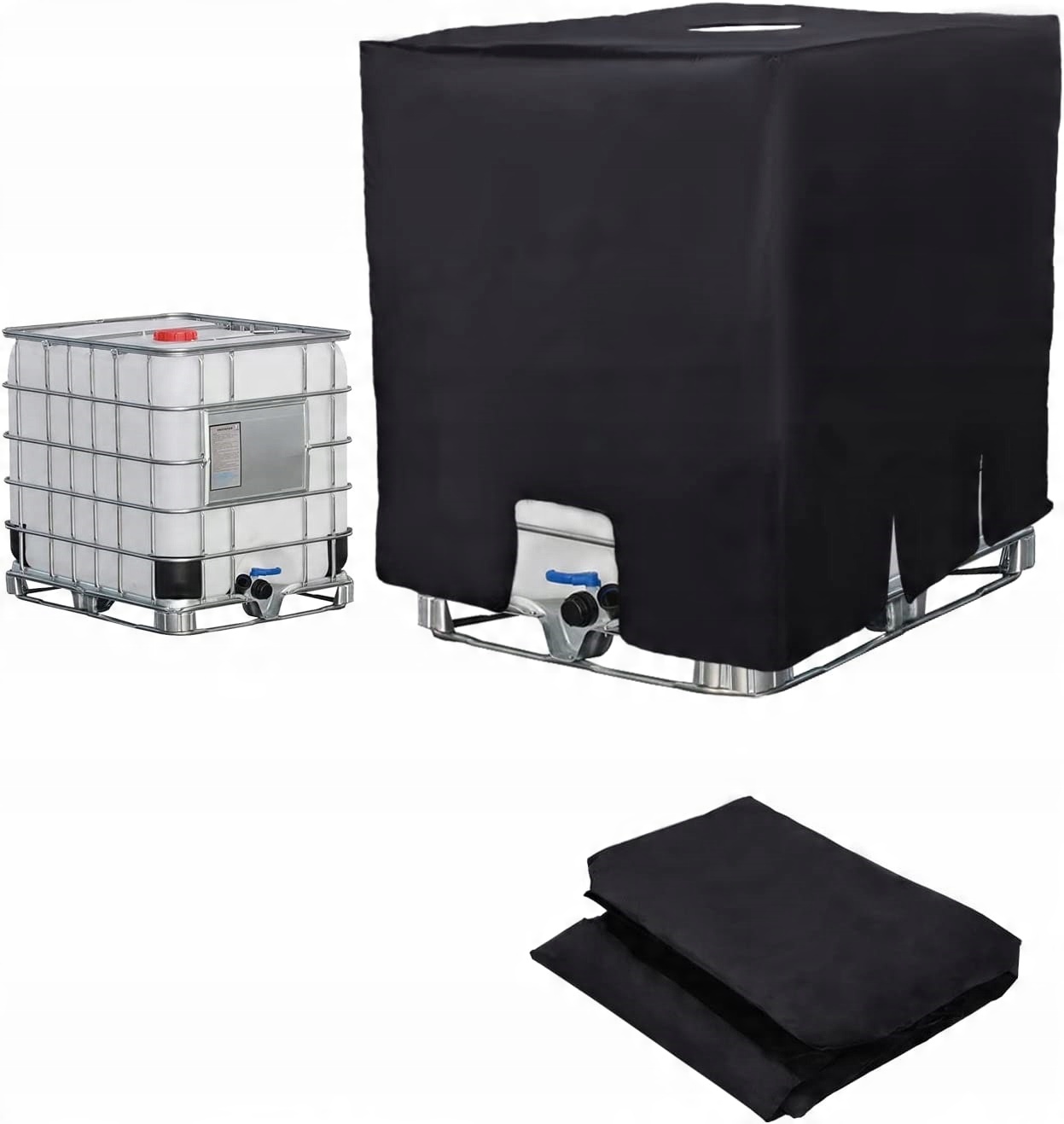 

Osłona zbiornika mauzer 1000L ibc plandeka czarna