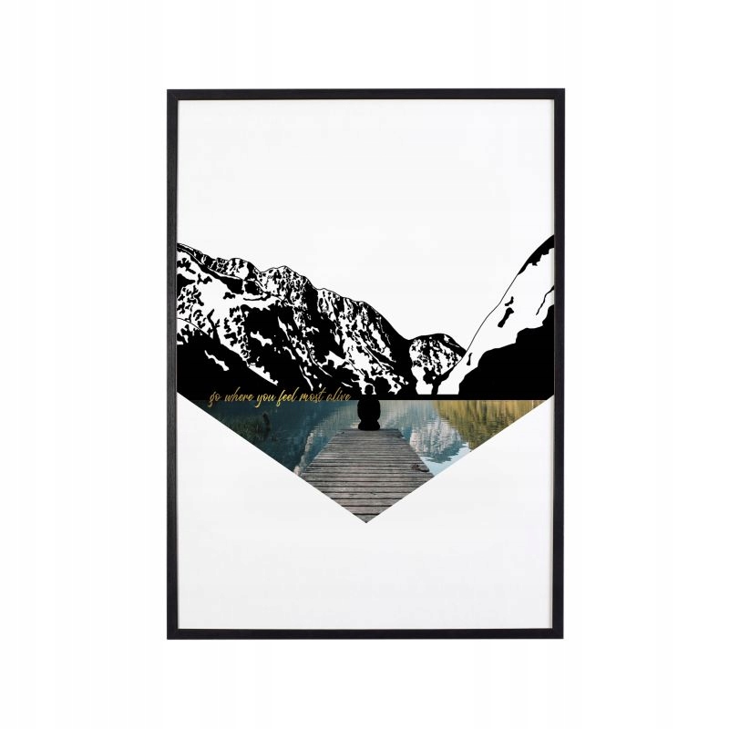 

Plakat w ramie duży 40x60cm go where