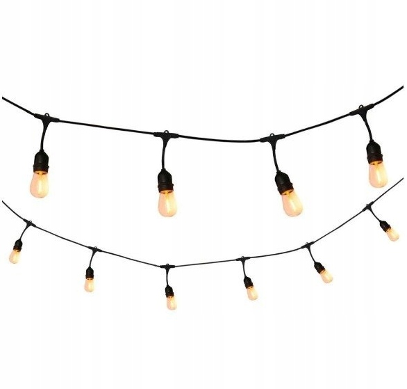 Záhradná Girlanda 20M 20PKT 20 Žiaroviek 2W Darček!!!