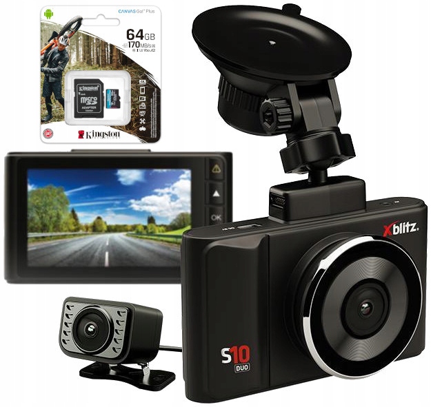 

Widerejestrator Xblitz S10 Duo Sony Starvis 64GB