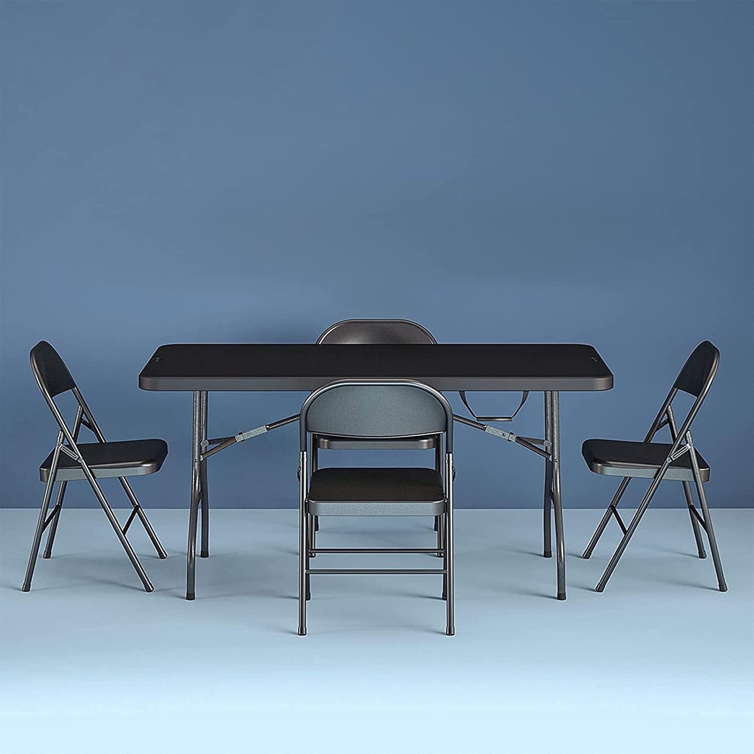 STÓŁ CATERINGOWY ROZKŁADANY OGRODOWY BANKIETOWY WALIZKA SKŁADANY DUŻY 180cm Styl tradycyjny