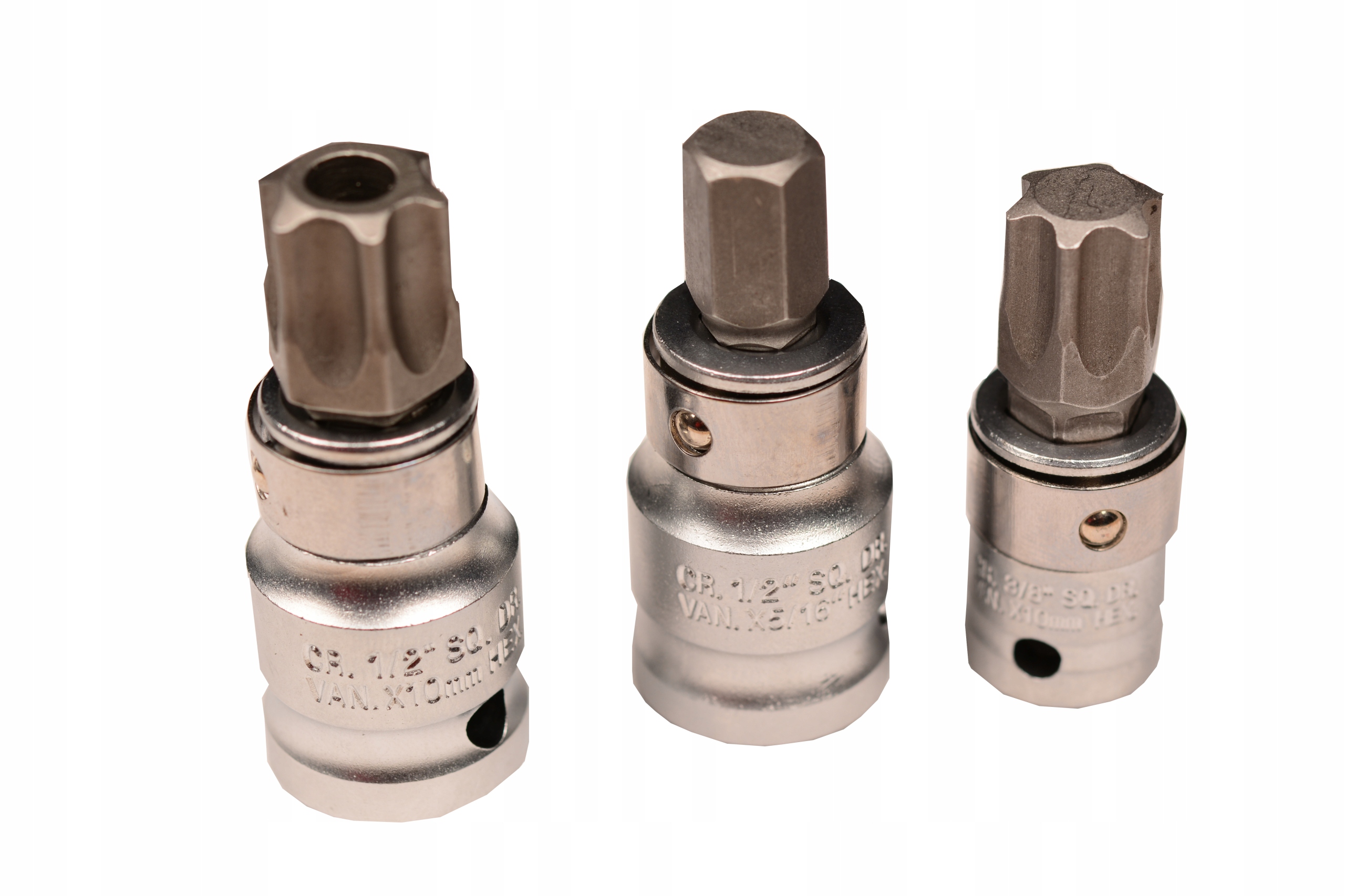 ZESTAW ADAPTERÓW ADAPTER DO BITÓW 1/2 3/8 1/4 Marka Farys