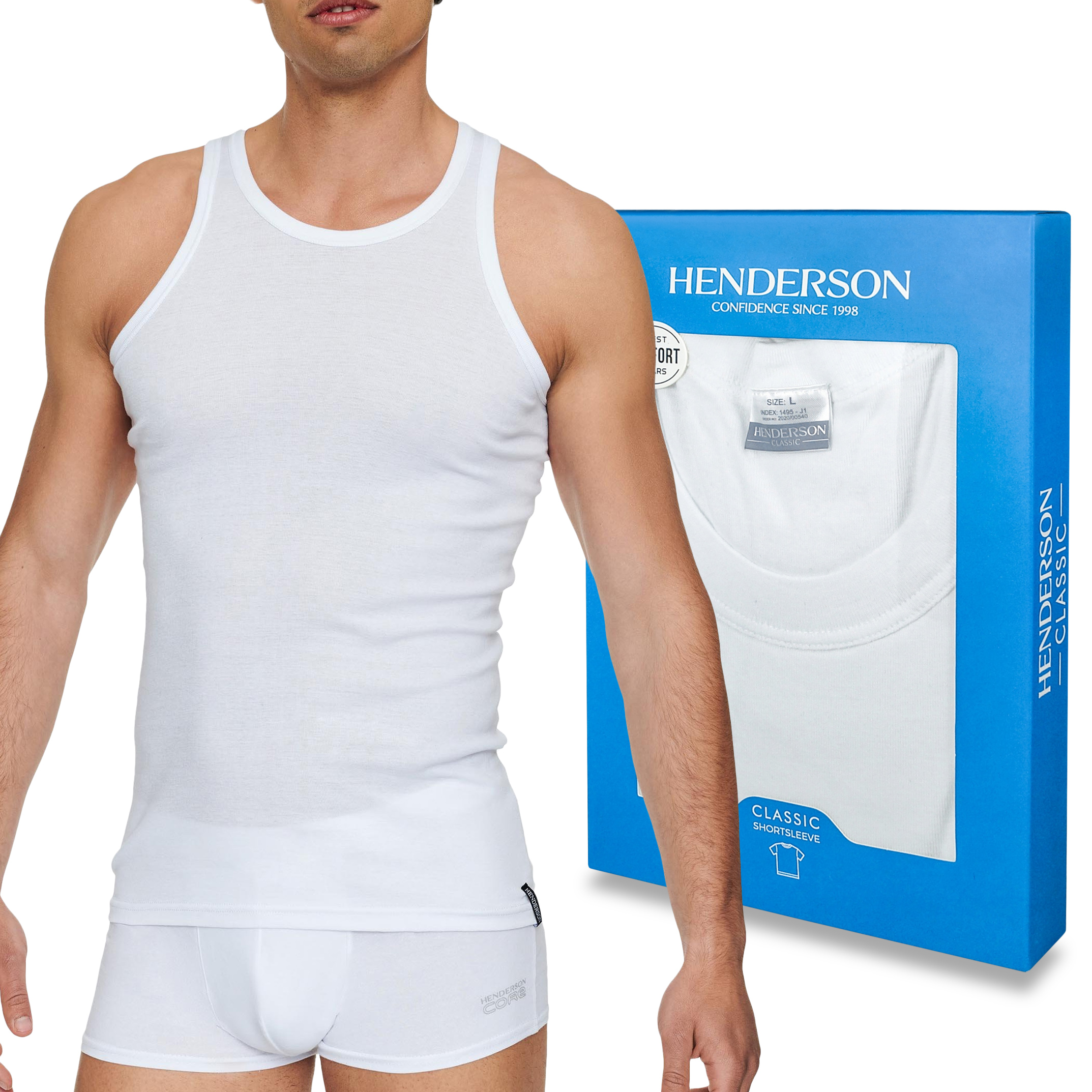 

Henderson Podkoszulka Męska 1480 100% Bawełna rL