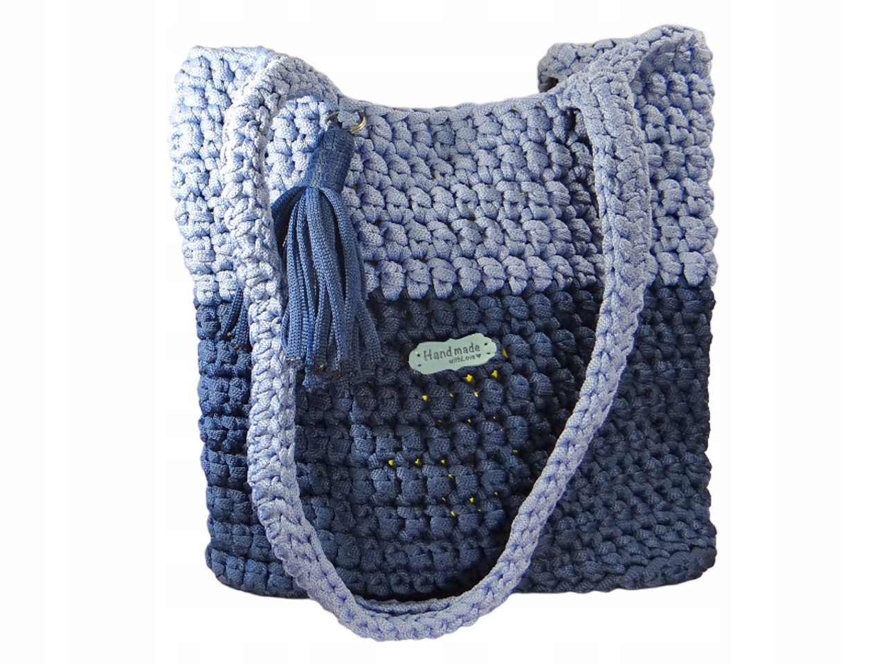 Kabelka ze šňůry ručně vyrobená na háčkování TS004 handmade