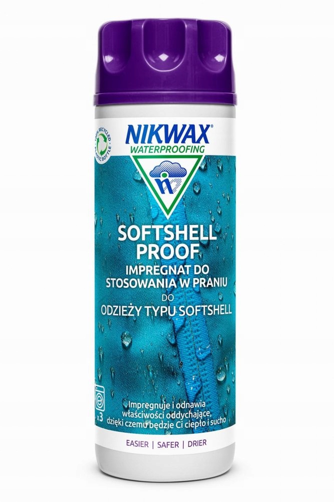 Impregnat do odzieży turystycznej outdoor z Softshell Nikwax Proof 300ml