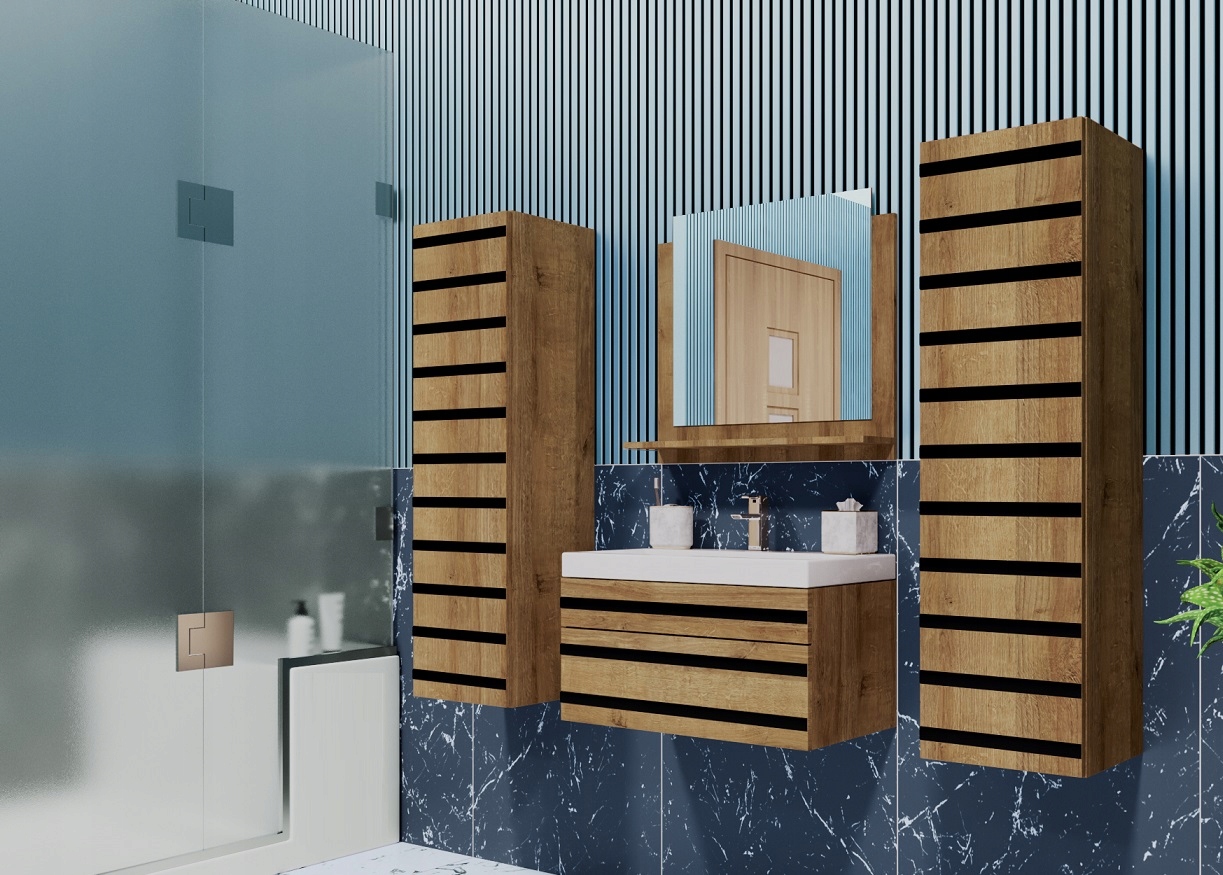 Meble Łazienkowe Zestaw Do Łazienki Toaleta BO1 Materiał inny