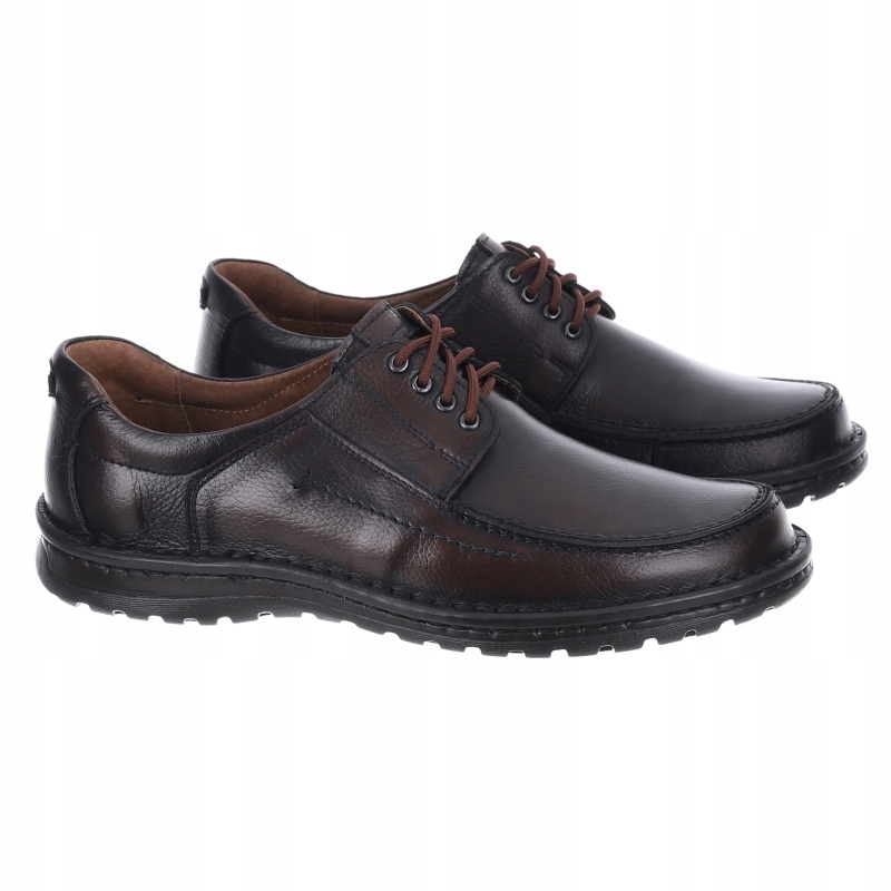 Pánské polobotky Fabio PAL-835 Fkab hnědé Kůže VEL.46