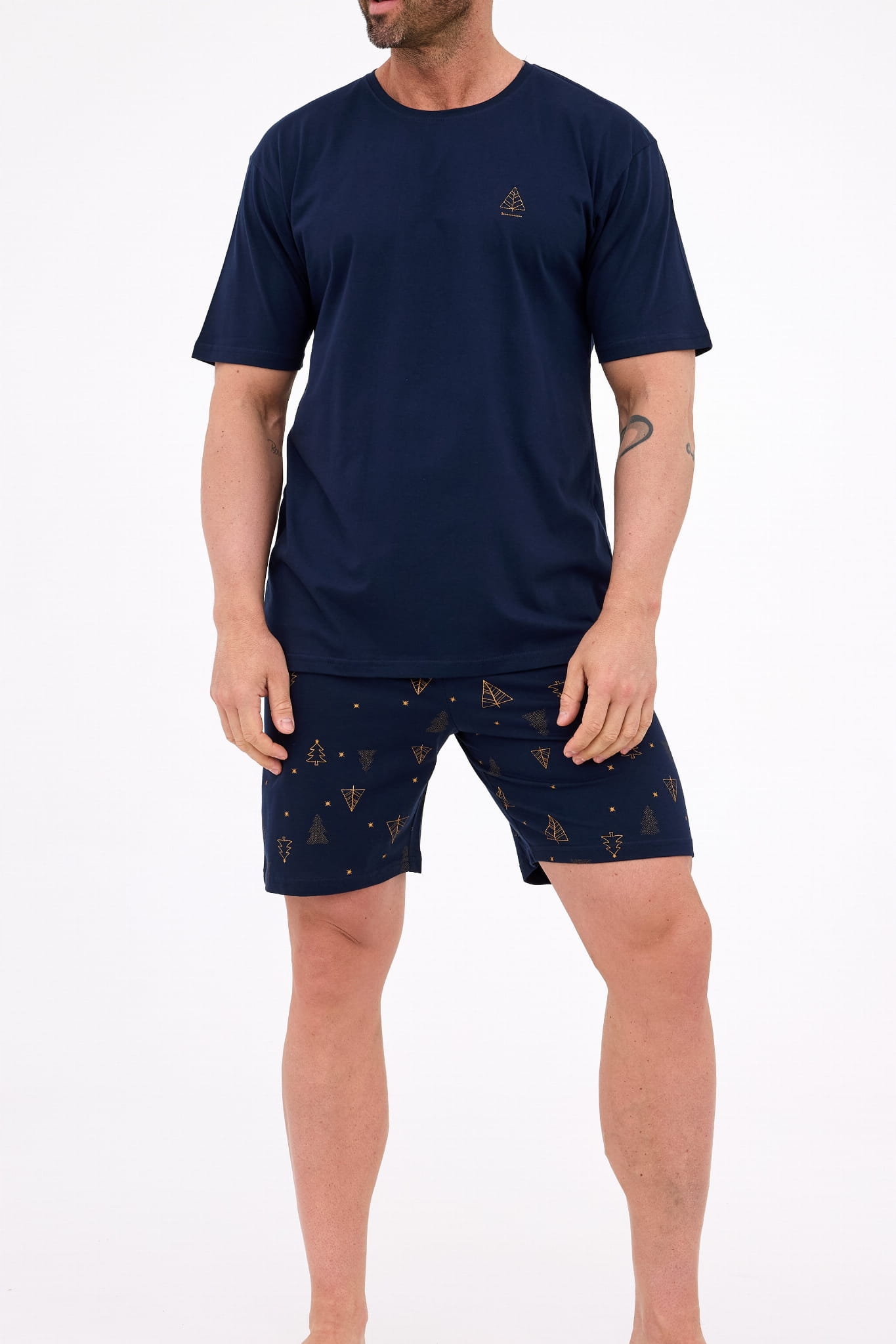 Pánské krátké pyžamo Cornette 326/297 Night [Velikost S]