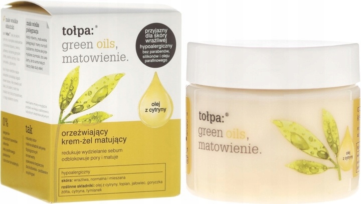 

Tołpa green Oils Matujący Krem Żel Do Twarzy 50ML
