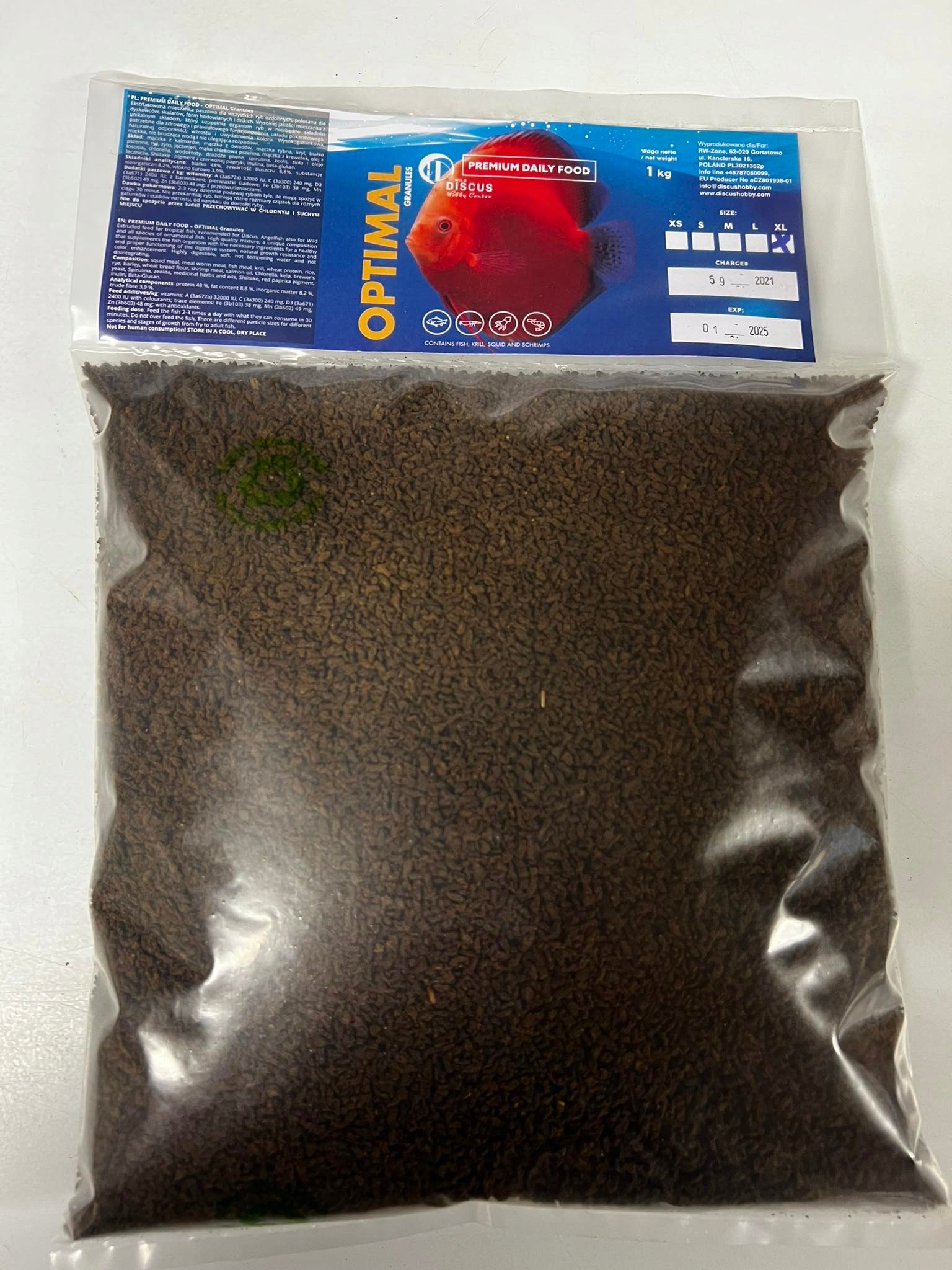 Levně Optimal Granule 1kg XL