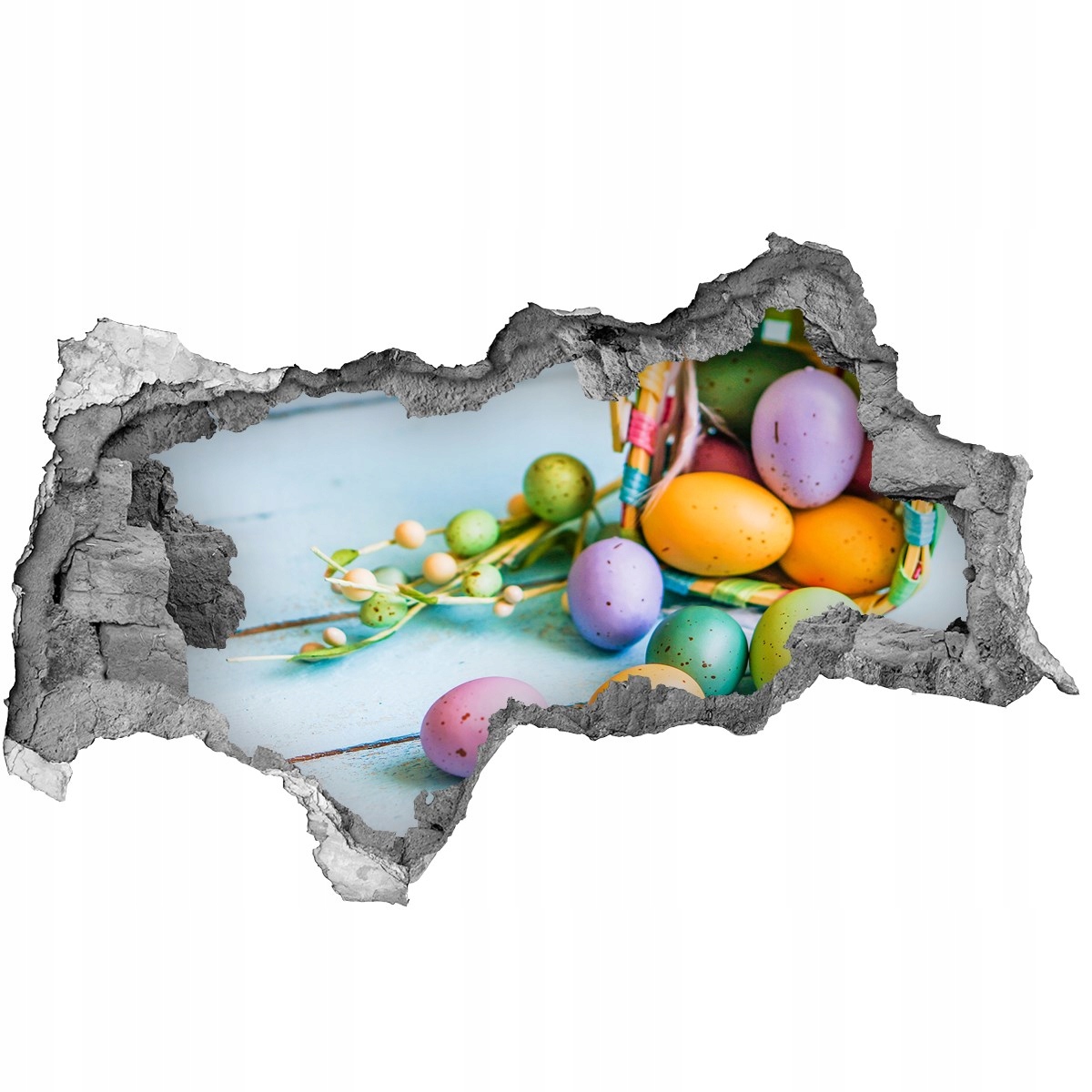 

Samoprzylepna Naklejka na ścianę Wielkanocne jajka