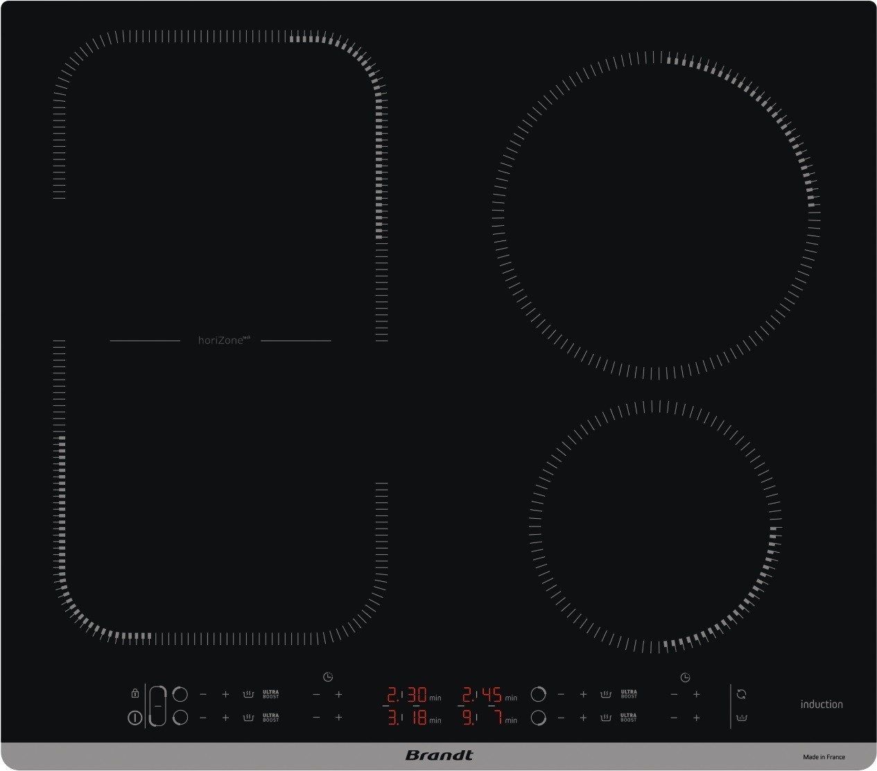 Zestaw Brandt BPI164HUB BOP7537BB CZARNY HORIZONE HIT Studio Ekspert Serwis Zawartość zestawu piekarnik płyta indukcyjna