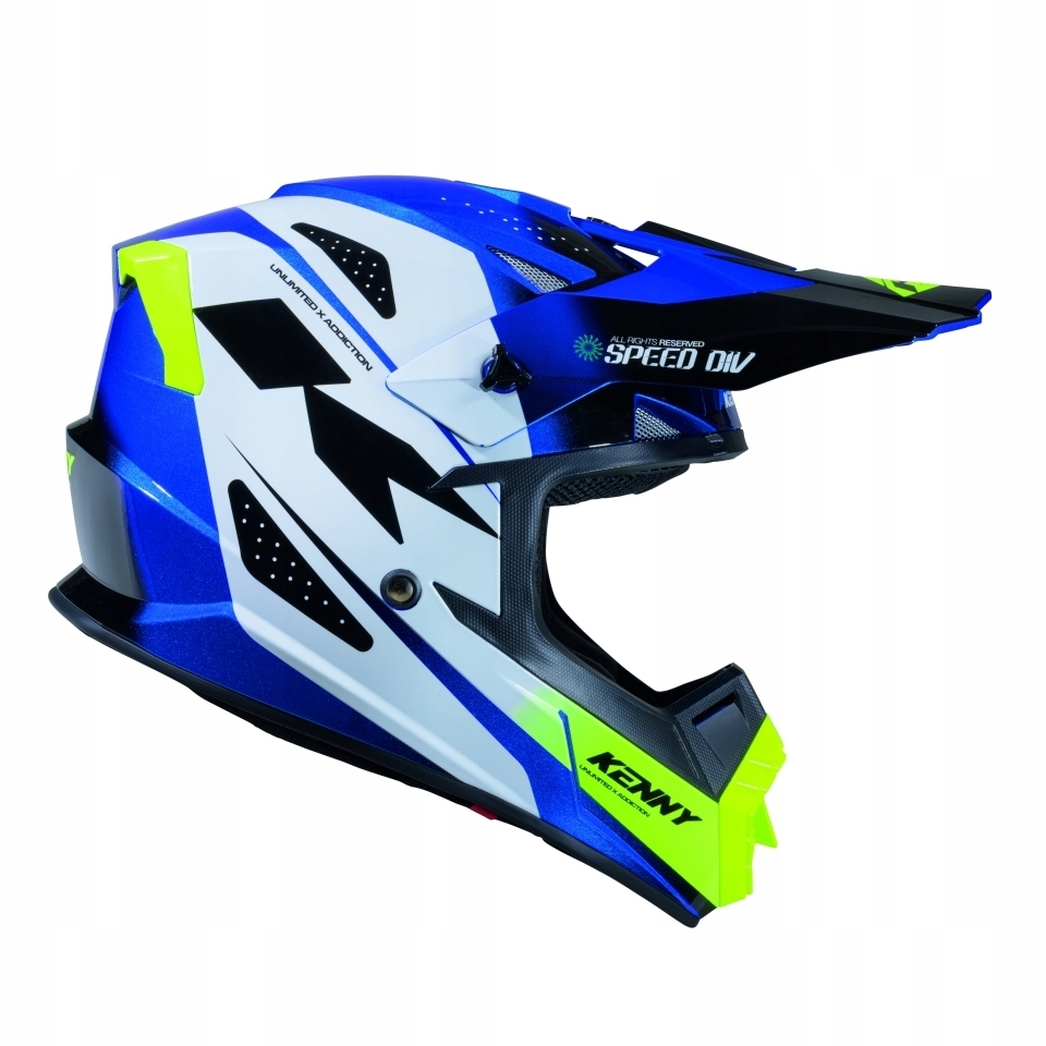 Kenny Racing Cross/enduro Tragická Prilba Speed Neon Blue Farba Modrá