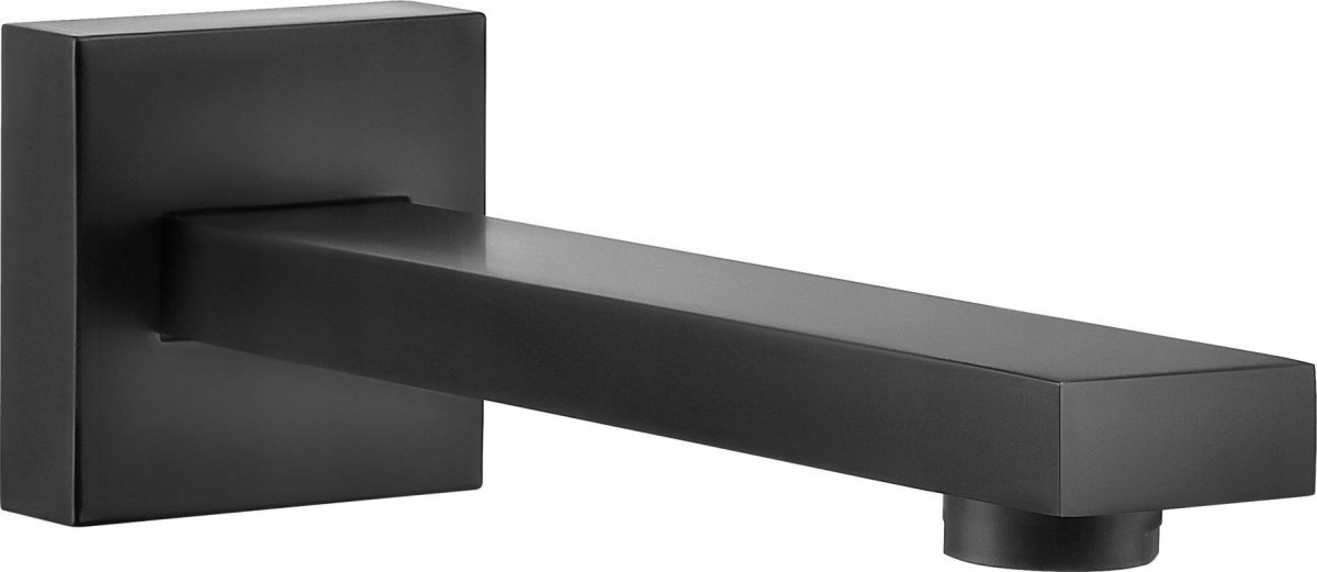 Nástenný vaňový výtok Cascada Čierna mosadz 19,6 cm NAC_N82K