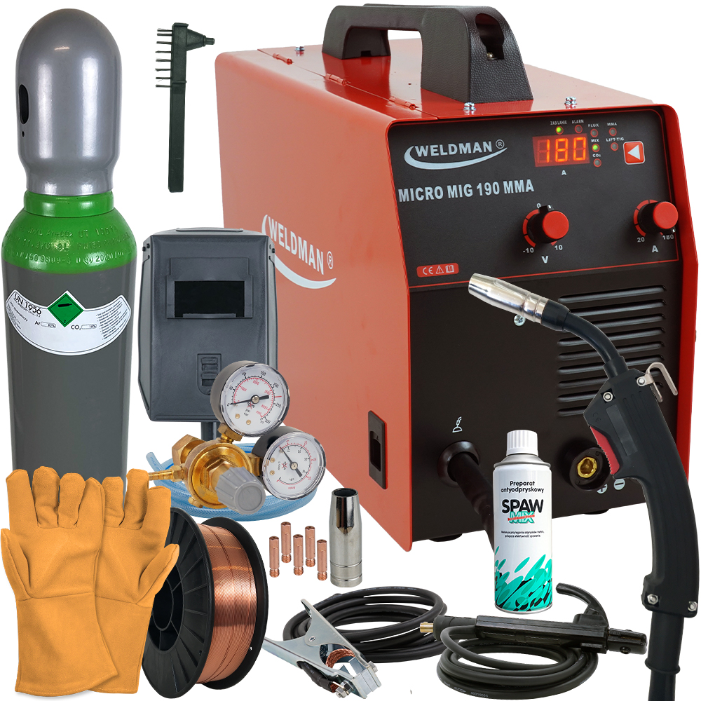 Сварочный аппарат MIGOMAT 3в1 МиГ 190 ММА IGBT TIG DC 230 В